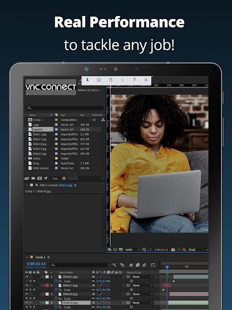 Screenshots VNC Viewer - Remote Desktop: Ứng dụng điều khiển máy tính từ xa bằng điện thoại