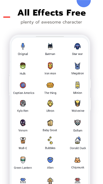 Screenshots Super Voice Editor - Ứng dụng ghi âm, chỉnh sửa thay đổi giọng nói