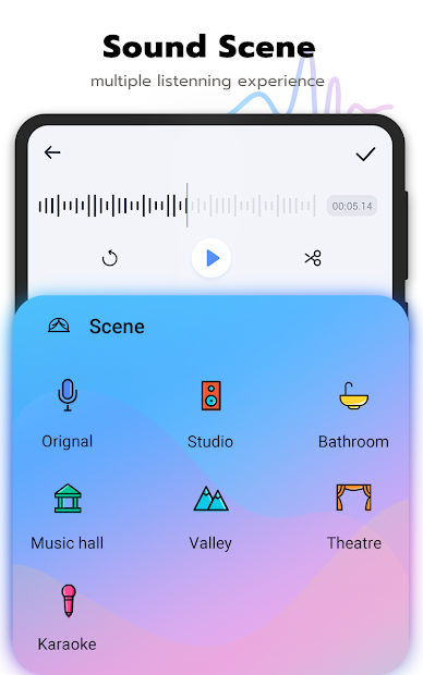 Screenshots Super Voice Editor - Ứng dụng ghi âm, chỉnh sửa thay đổi giọng nói