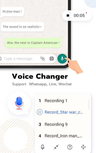 Screenshots Super Voice Editor - Ứng dụng ghi âm, chỉnh sửa thay đổi giọng nói