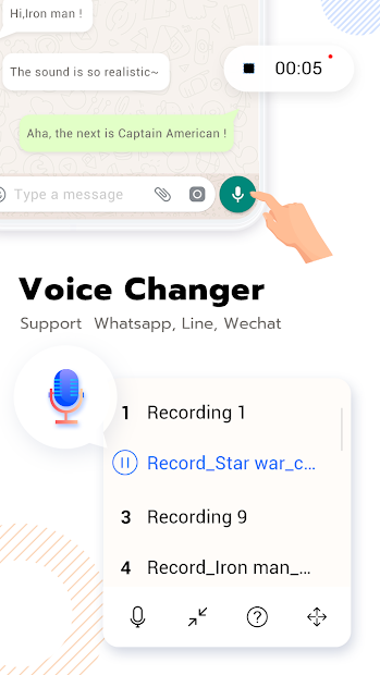 Screenshots Super Voice Editor - Ứng dụng ghi âm, chỉnh sửa thay đổi giọng nói