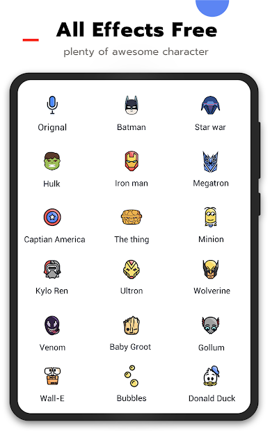Screenshots Super Voice Editor - Ứng dụng ghi âm, chỉnh sửa thay đổi giọng nói