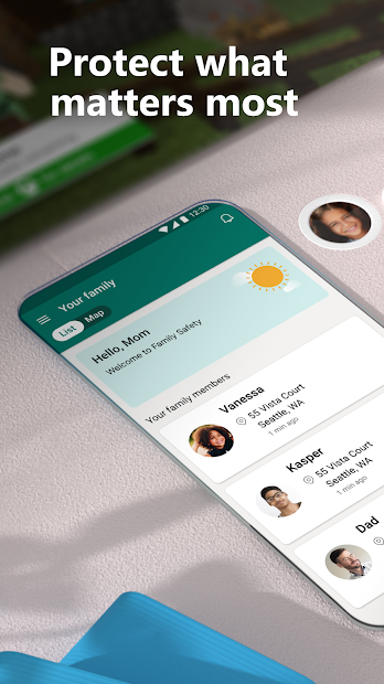 Screenshots Microsoft Family Safety: Ứng dụng quản lý thành viên trong gia đình