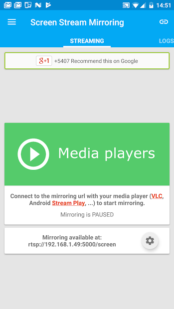 Screenshots Screen Stream Mirroring: App live stream trực tiếp màn hình điện thoại