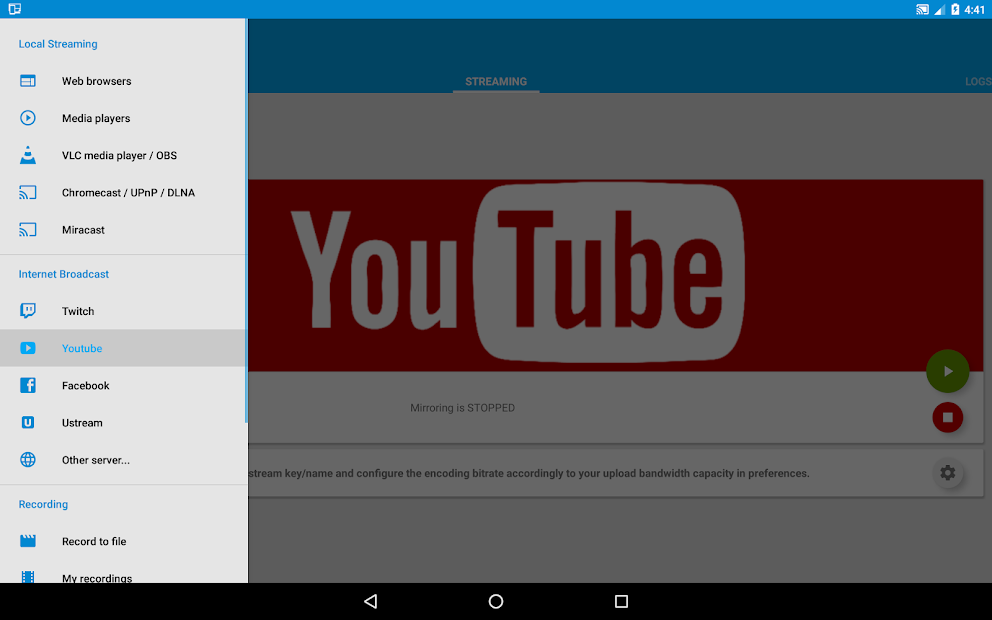 Screenshots Screen Stream Mirroring: App live stream trực tiếp màn hình điện thoại