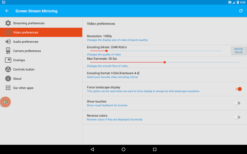 Screenshots Screen Stream Mirroring: App live stream trực tiếp màn hình điện thoại