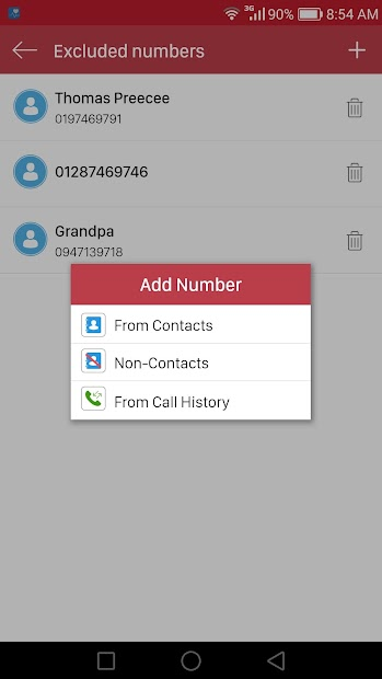 Screenshots Ghi âm cuộc gọi - Ứng dụng ghi âm cuộc gọi tự động