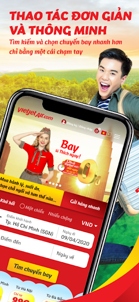 Screenshots VietJet Air: Ứng dụng đặt vé máy bay online, check in trực tuyến