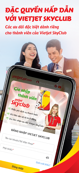 Screenshots VietJet Air: Ứng dụng đặt vé máy bay online, check in trực tuyến