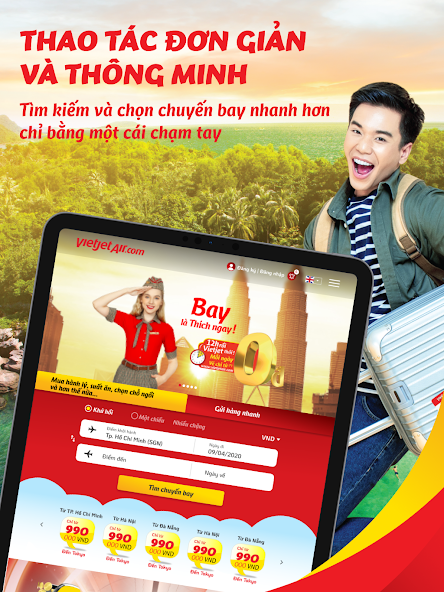 Screenshots VietJet Air: Ứng dụng đặt vé máy bay online, check in trực tuyến