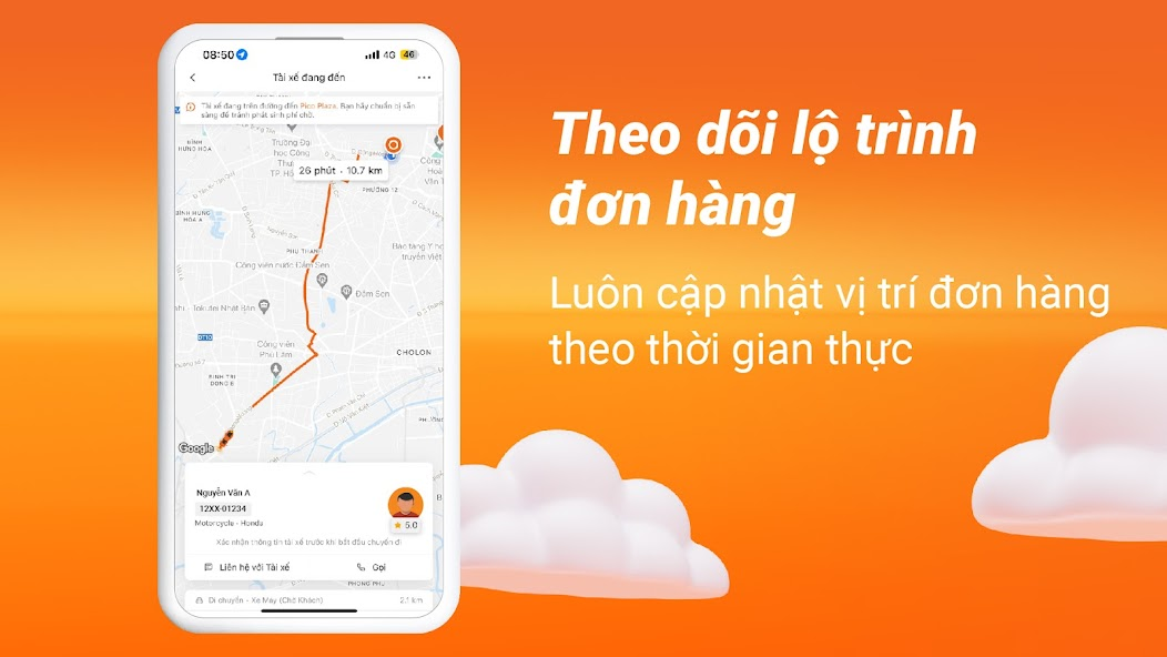 Screenshots Lalamove - Ứng dụng giao hàng siêu tốc nội thành tại TPHCM & Hà Nội