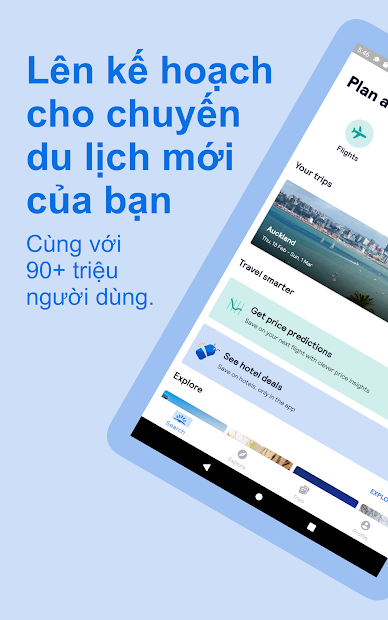 Screenshots Skyscanner - Ứng dụng đặt vé máy bay, phòng khách sạn giá rẻ