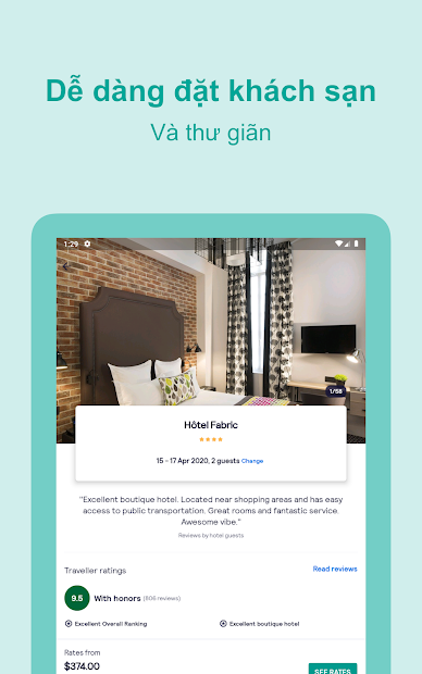 Screenshots Skyscanner - Ứng dụng đặt vé máy bay, phòng khách sạn giá rẻ