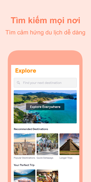 Screenshots Skyscanner - Ứng dụng đặt vé máy bay, phòng khách sạn giá rẻ