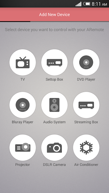 Screenshots ASmart Remote IR - Ứng dụng điều khiển từ xa điều hòa, tivi thông minh