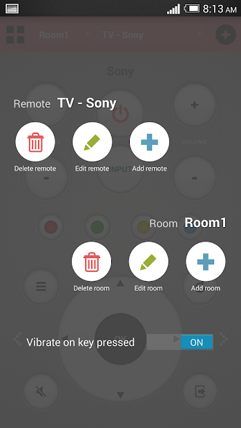 Screenshots ASmart Remote IR - Ứng dụng điều khiển từ xa điều hòa, tivi thông minh