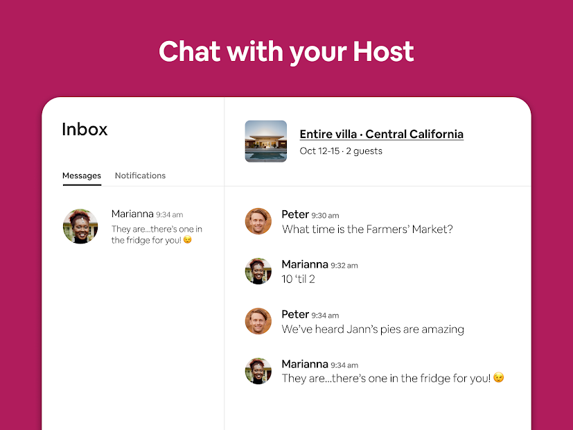 Screenshots Airbnb App - Ứng dụng du lịch, đặt phòng khách sạn, đăng tin cho thuê
