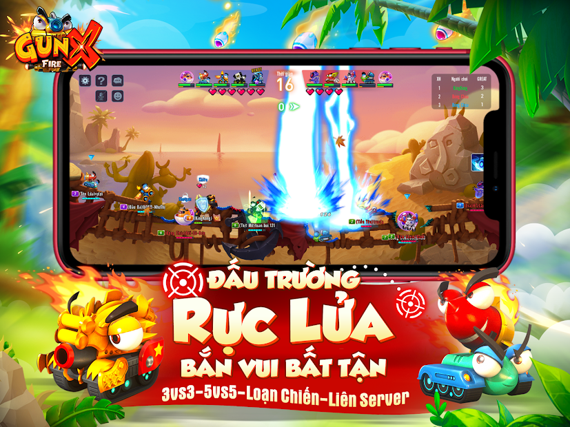 Screenshots Tải game GunX: Fire - Bắn súng góc tọa độ | Mẹo, thủ thuật chơi