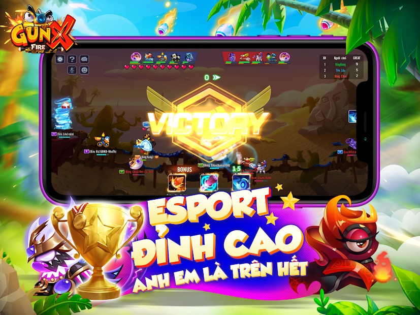 Screenshots Tải game GunX: Fire - Bắn súng góc tọa độ | Mẹo, thủ thuật chơi