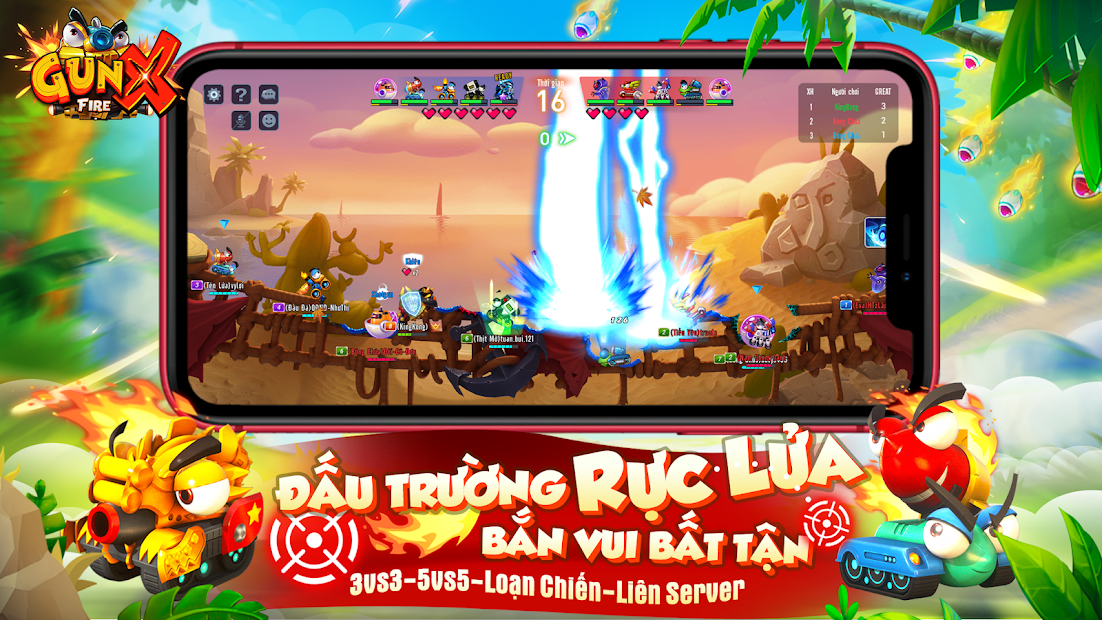 Screenshots Tải game GunX: Fire - Bắn súng góc tọa độ | Mẹo, thủ thuật chơi