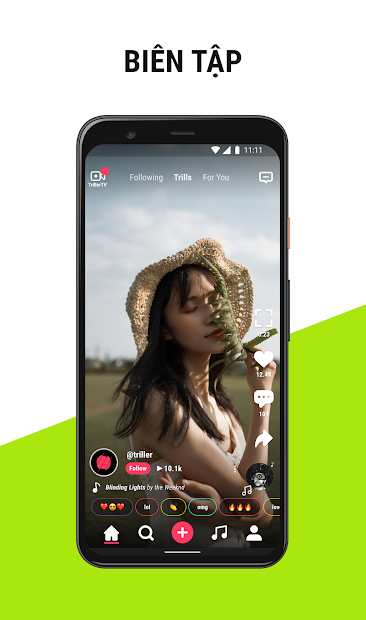 Screenshots Triller Social Video - Ứng dụng mạng xã hội video, tạo video âm nhạc