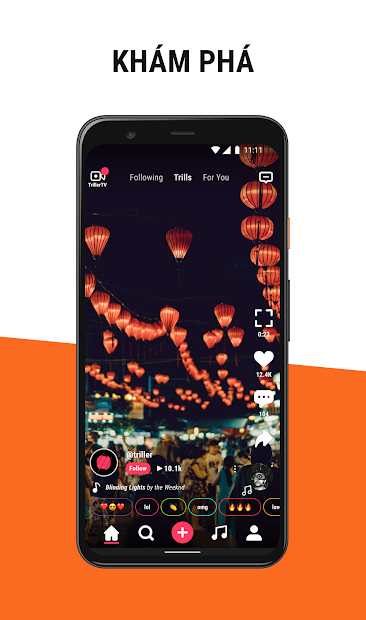 Screenshots Triller Social Video - Ứng dụng mạng xã hội video, tạo video âm nhạc