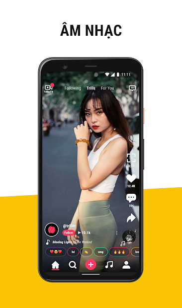 Screenshots Triller Social Video - Ứng dụng mạng xã hội video, tạo video âm nhạc
