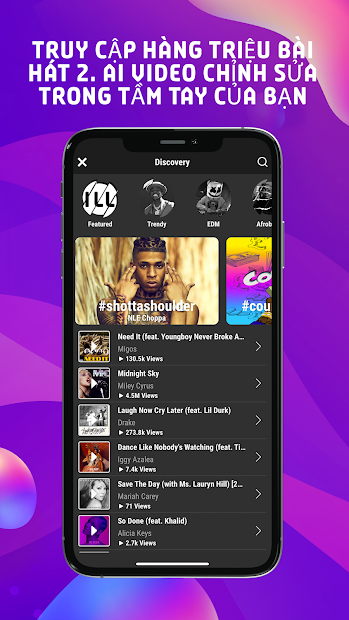 Screenshots Triller Social Video - Ứng dụng mạng xã hội video, tạo video âm nhạc