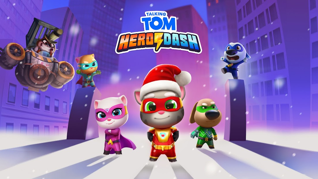 Screenshots Game Talking Tom Hero Dash Run - Chạy không ngừng nghỉ