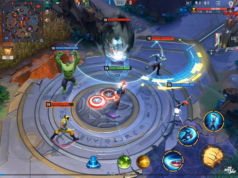 Chụp màn hình Marvel Super War - Game MOBA lấy bối cảnh Vũ trụ Marvel