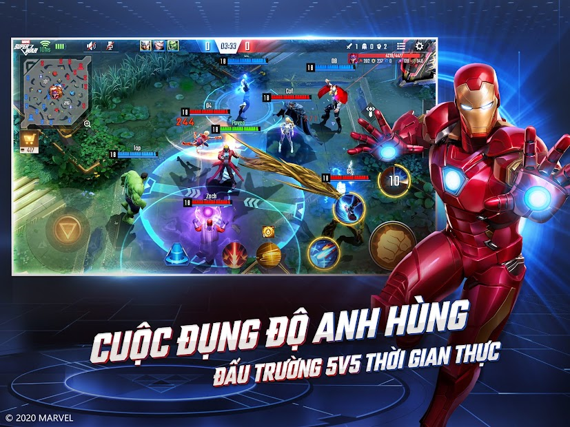 Screenshots Marvel Super War - Game MOBA vũ trụ Marvel