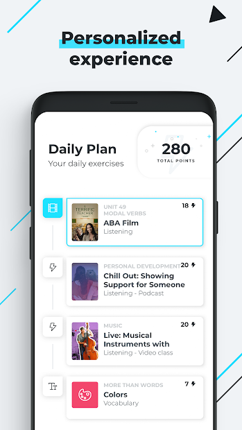 Screenshots ABA English - Ứng dụng học tiếng Anh giao tiếp, ngữ pháp