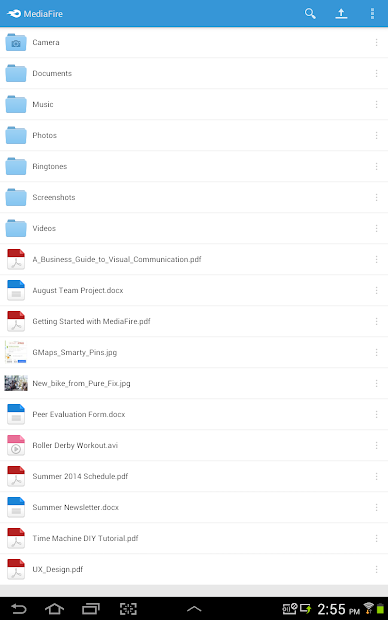 Screenshots MediaFire: Ứng dụng lưu trữ dữ liệu, miễn phí 12 GB dung lượng