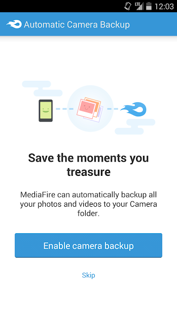 Screenshots MediaFire: Ứng dụng lưu trữ dữ liệu, miễn phí 12 GB dung lượng