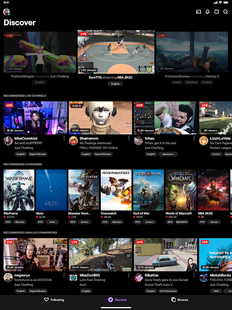 Twitch: Ứng dụng live stream game, mạng xã hội phát trực tiếp màn hình