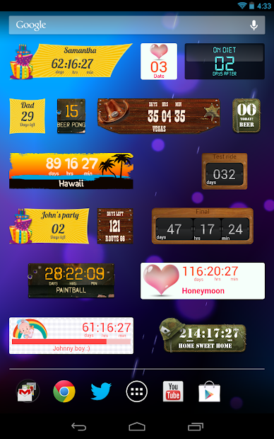 Screenshots Đếm ngược ngày: Ứng dụng đếm ngược đến Tết, Noel, sự kiện quan trọng