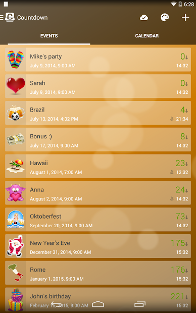Screenshots Đếm ngược ngày: Ứng dụng đếm ngược đến Tết, Noel, sự kiện quan trọng