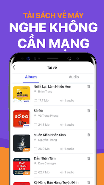 Screenshots Voiz FM - Ứng dụng nghe radio, sách nói bản quyền