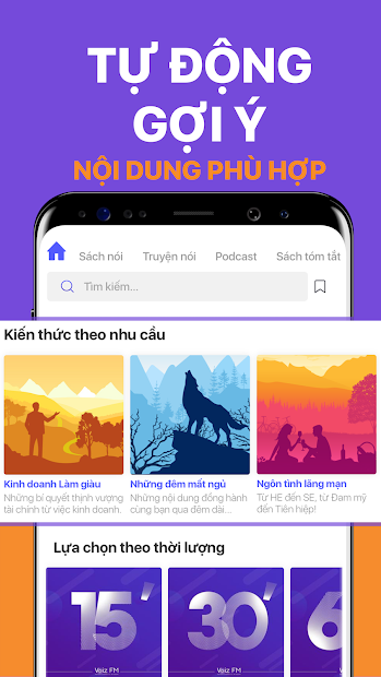 Screenshots Voiz FM - Ứng dụng nghe radio, sách nói bản quyền