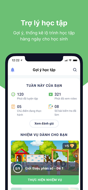 Screenshots VioEdu - Ứng dụng tự học tại nhà cho học sinh lớp 1 - 9