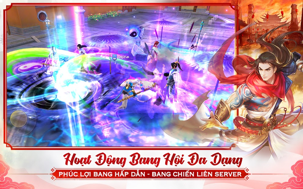 Screenshots Tân Thiên Long Mobile - Thiên Long Bát Bộ trên điện thoại.