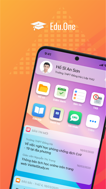 Screenshots Tải Edu.One:Ứng dụng tra cứu điểm, kết quả học tập sinh viên