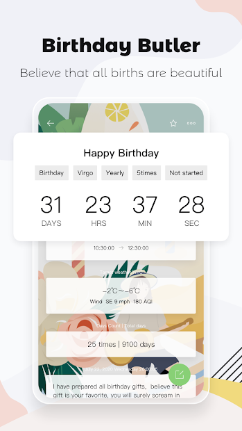 Screenshots Tải Memory Timer: Ứng dụng đếm ngược ngày, đếm ngày countdown