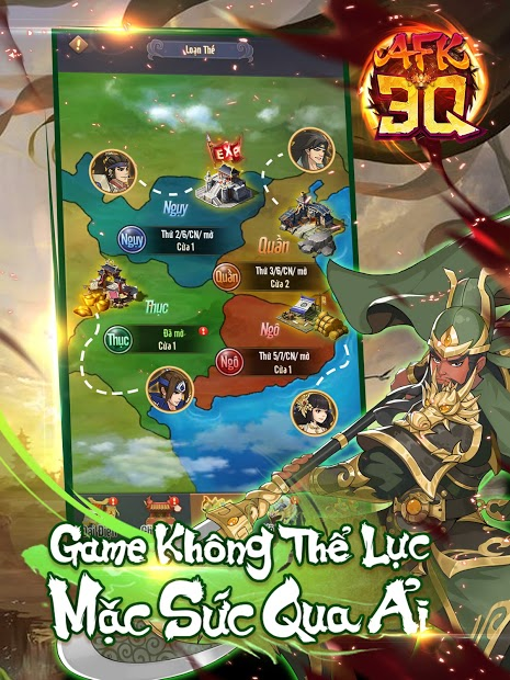 Screenshots AFK 3Q - Đế Vương Thiên Hạ | Game chiến thuật chuẩn Tam Quốc