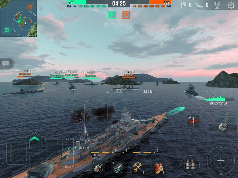 Screenshots World of warships Blitz - Game WoWs Blitz trên điện thoại
