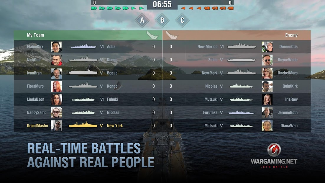 Screenshots World of warships Blitz  - Game WoWs Blitz trên điện thoại