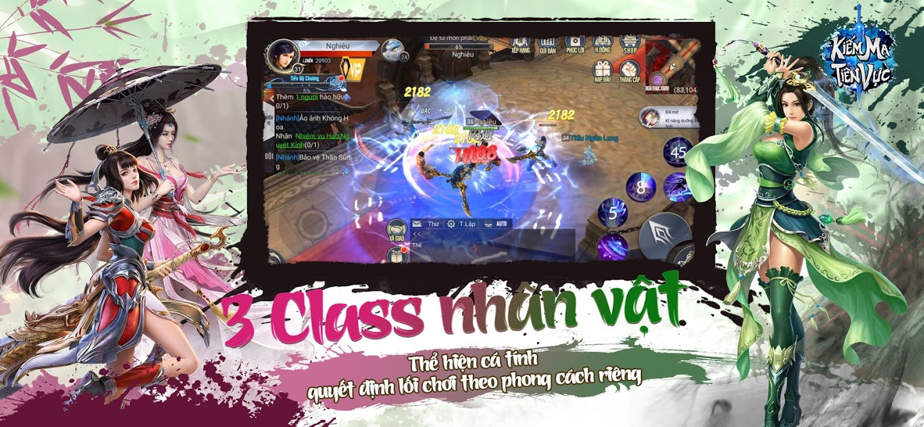 Screenshots Tải Kiếm Ma Tiên Vực - Tuyệt Phẩm Game Kiếm Hiệp Chính Tông