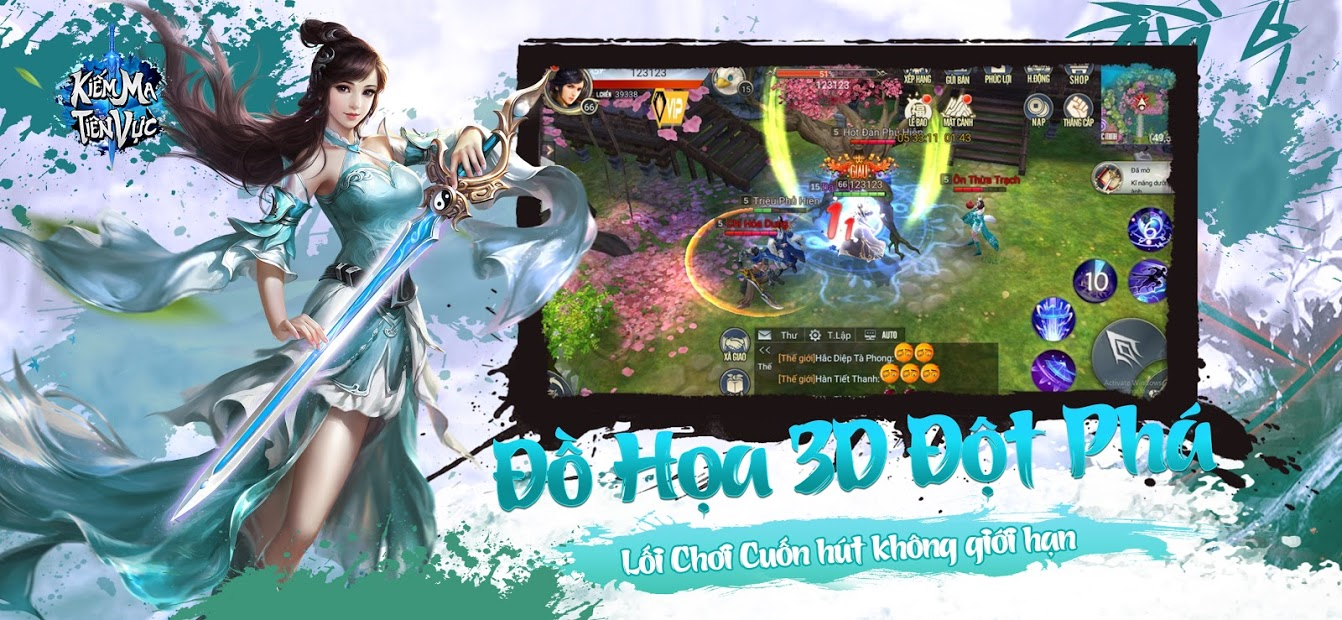 Screenshots Tải Kiếm Ma Tiên Vực - Tuyệt Phẩm Game Kiếm Hiệp Chính Tông