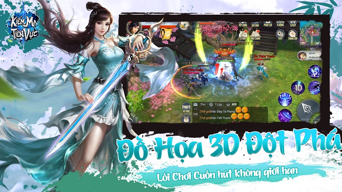 Screenshots Tải Kiếm Ma Tiên Vực - Tuyệt Phẩm Game Kiếm Hiệp Chính Tông