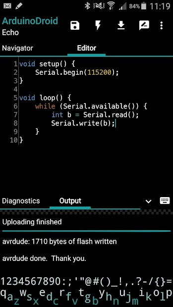 Screenshots ArduinoDroid - Phần mềm lập trình Arduino Android miễn phí trên Android